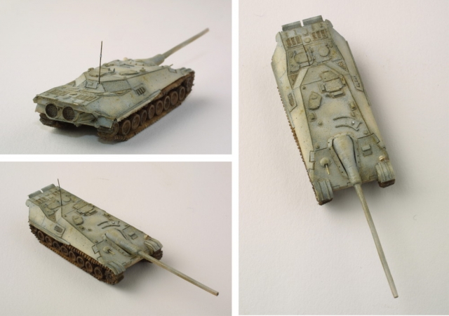戦車 オリオール 食玩模型 Dタイプ3方向から