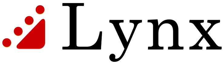 大阪の造形物制作会社「リンクス」のロゴ